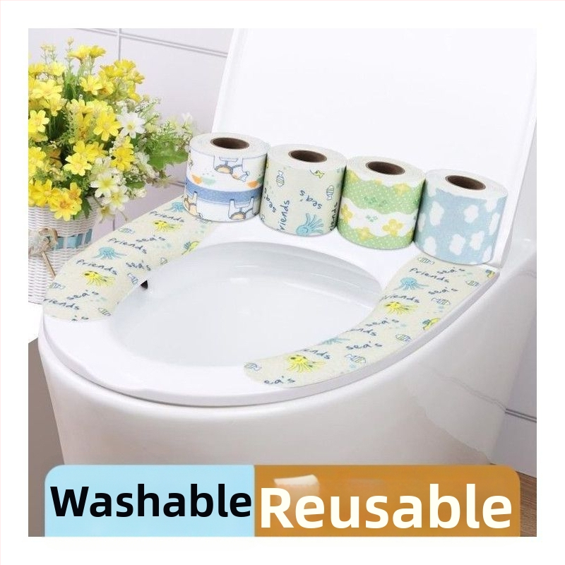 Jastučić za sjedište WC-a, antibakterijski, elektrostatično prianjanje, uzorak životinja, univerzalno za sve sezone