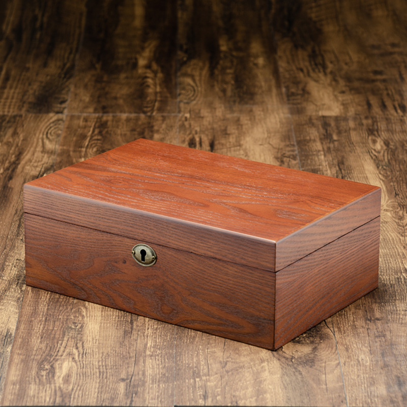 Meiyapai Drvena Kutija Za Satove, 10-odjelni Prikaz za Satove, Narukvice i Nakit