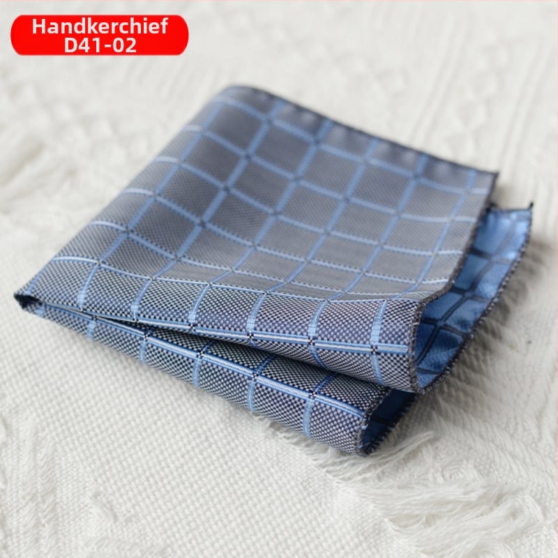 Vyrų kišpinė skarelė – poliesteris, pluošto dažymas, neutralaus stiliaus, poliesterio pamušalas, įvairūs raštai