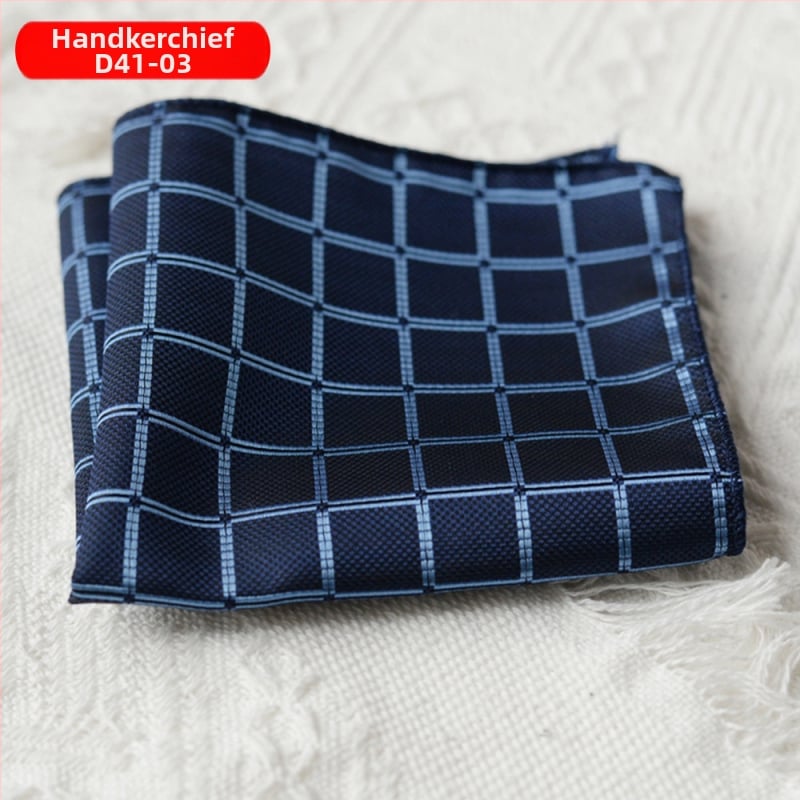 Vyrų kišpinė skarelė – poliesteris, pluošto dažymas, neutralaus stiliaus, poliesterio pamušalas, įvairūs raštai