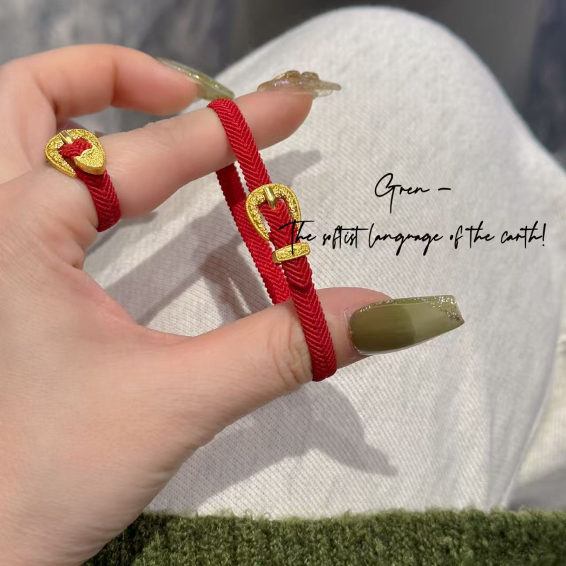 Brățară din sfoară, realizată manual, unisex, stil național, iarna 2025