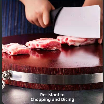 Medinė pjaustymo lenta, storesnė, antibakterinė (Medžiaga: Mediena)