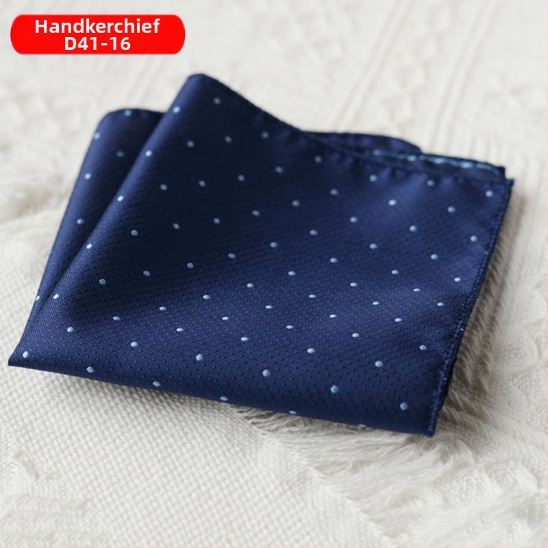 Vyrinė kišninė skarelė kostiumui – poliesteris, poliesterio pamušalas, dažymas siūlais, neutralaus stiliaus, įvairių raštų