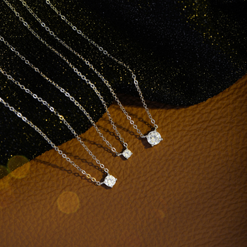 Colier cu pandantiv geometric din argint 925, lanț cu cruce, placare electrolitică, toamna 2025