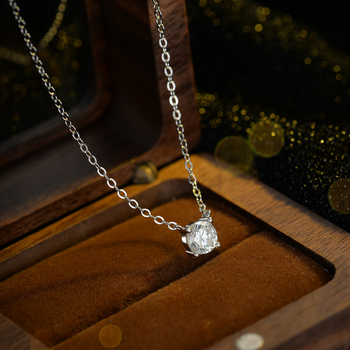 Colier cu pandantiv geometric din argint 925, lanț cu cruce, placare electrolitică, toamna 2025