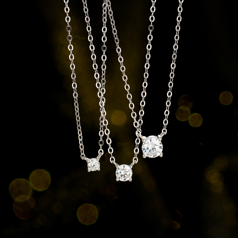 Colier cu pandantiv geometric din argint 925, lanț cu cruce, placare electrolitică, toamna 2025