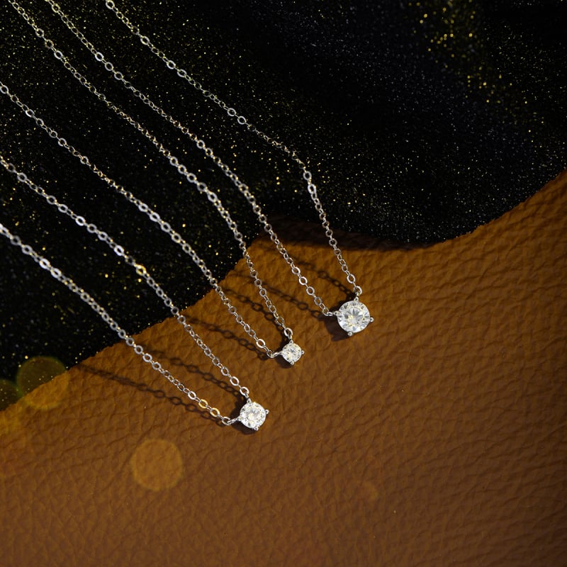 Colier cu pandantiv geometric din argint 925, lanț cu cruce, placare electrolitică, toamna 2025