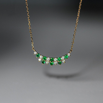 Ogrlica od srebra 925 s O-lančićem, višeslojna, elegantan stil