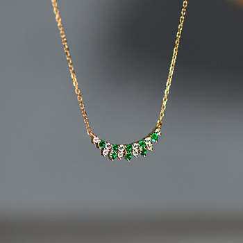 Ogrlica od srebra 925 s O-lančićem, višeslojna, elegantan stil