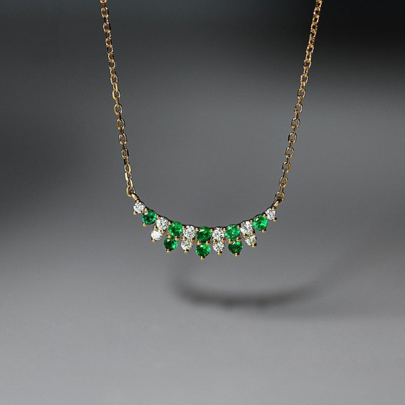 Ogrlica od srebra 925 s O-lančićem, višeslojna, elegantan stil