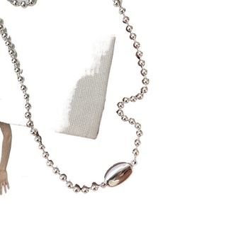 Colier din argint 925, stil coreean, design geometric, lanț 43 cm, greutate 9,2 g