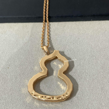 Colier din argint 925, cu pandantiv gol în formă de dovleac, lanț O, 6 g