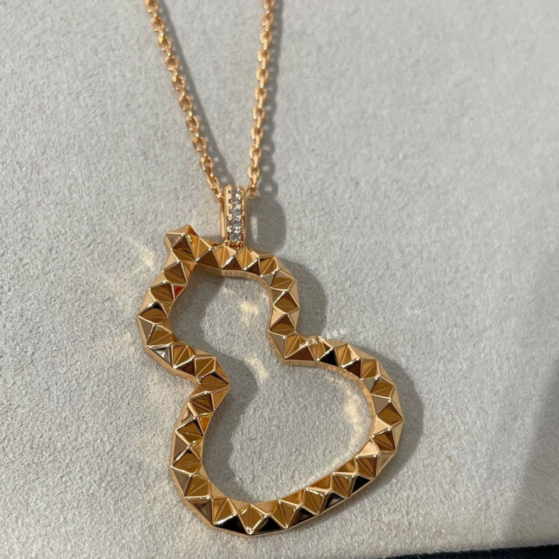 Colier din argint 925, cu pandantiv gol în formă de dovleac, lanț O, 6 g