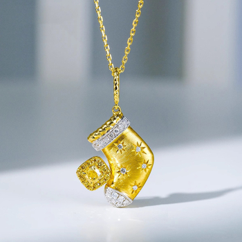 Ogrlica od srebra 925 Red Elk, privjesak od majčine biserne školjke, geometrijski oblik, lanac tipa O, lagani luksuz