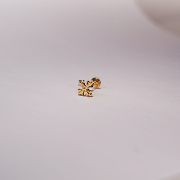 Šperky na piercing: titanové zliatiny, geometrický tvar, spracovanie Seiko, na pery