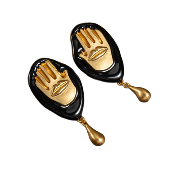 Cercei picătură din aliaj, finisaj electroplacate, stil vintage-literar, pentru femei