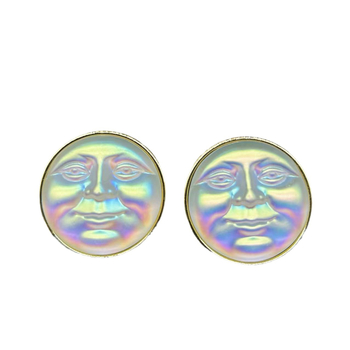 Cercei - placare cu aur pe aliaj, design cu personaj de desene animate și geometric, stil antic-retro artistic (Material: aliaj; Tratament: placare cu aur; Modelare: personaj de desene animate, tip geometric; Potrivit pentru: femei)