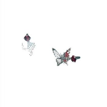 Lūpu gredzens un lūpu studs, iekšējā vītne, titāna tērauds, roku darbs