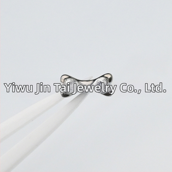 Lūpu pīrsings ar suņa kaula formas un cirkoniem, titāna saka ASTM F-136, mikropavēšanas apdare, Zootopia sērija