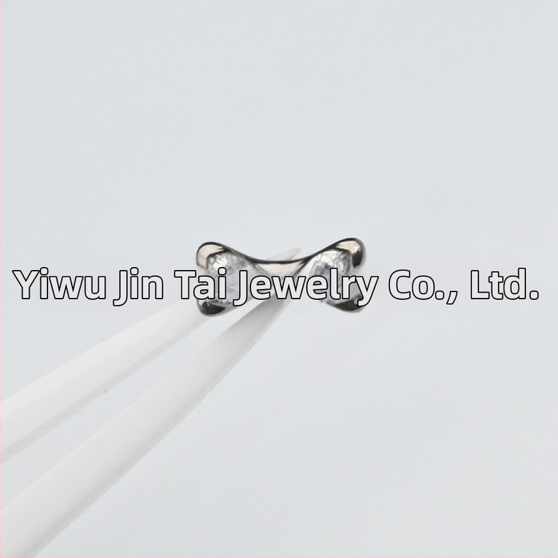 Lūpu pīrsings ar suņa kaula formas un cirkoniem, titāna saka ASTM F-136, mikropavēšanas apdare, Zootopia sērija