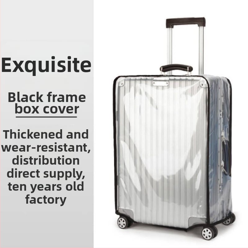 Калъф за куфар – PVC материал, стил градска простота, солидна шарка, водоустойчив, износоустойчив