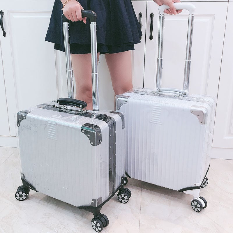 Калъф за куфар, уличен стил, PVC, водоустойчив, ултралек