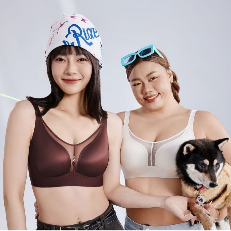 Seamless Sports Bra με Push-Up, έλεγχο πλευρικού στήθους, 3/4 Cup, Ultra-Thin Molded Cup, πίσω κούμπωμα τεσσάρων σειρών