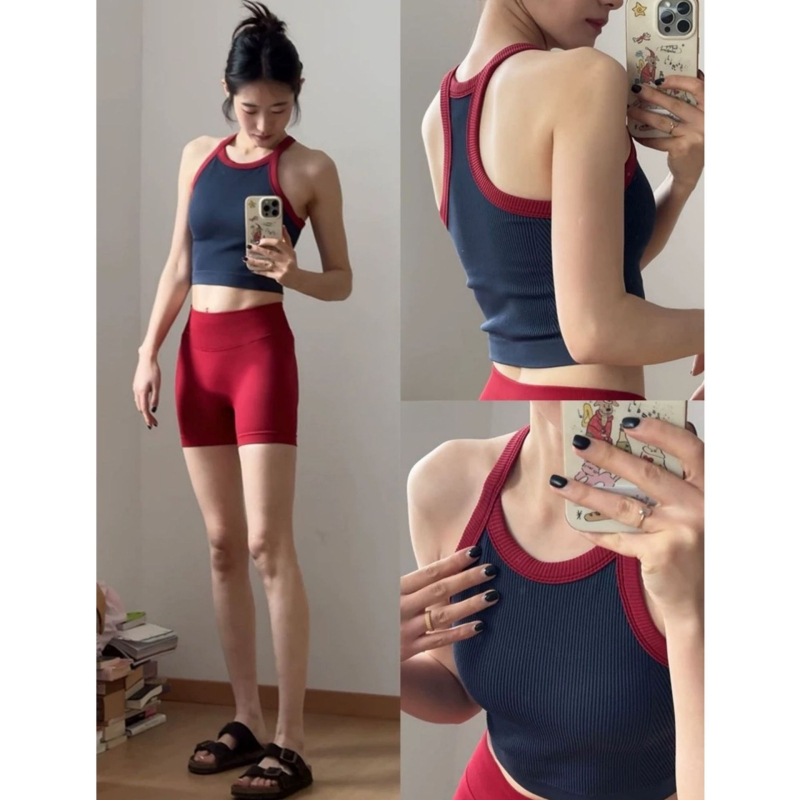 Sportos mellény rögzített melltartóval, fő anyag 80% nylon, bélés 80% nylon, 3/4 kosár, merev vállpántok