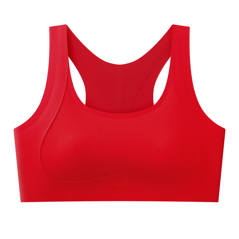 Tinédzser nylon melltartó, sportos-vest stílus, teljes kosár formázott habos töltettel, rögzített vállpántok, hátsó támasz