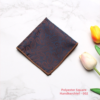 Vyrų kišeninė servetėlė – madingas stilius, poliesteris, džakardo audinys, raštas: taškeliai, dryželiai, lapai