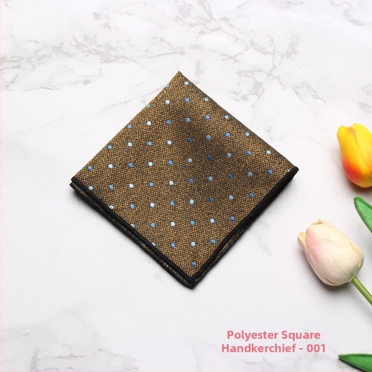 Vyrų kišeninė servetėlė – madingas stilius, poliesteris, džakardo audinys, raštas: taškeliai, dryželiai, lapai