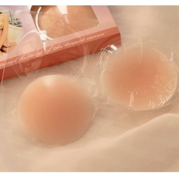 Szilikon melltapaszok - láthatatlan, átlátszó, vékony, kör alakú (Anyag: Szilikon; Funkció: Láthatatlan; Vastagság: Vékony; Stílus: Átlátszó; Forma: Kör)