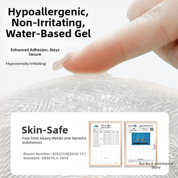 Patch silicon sân pentru costum de baie, transparent, subțire, formă circulară a mamelonului, fără urme