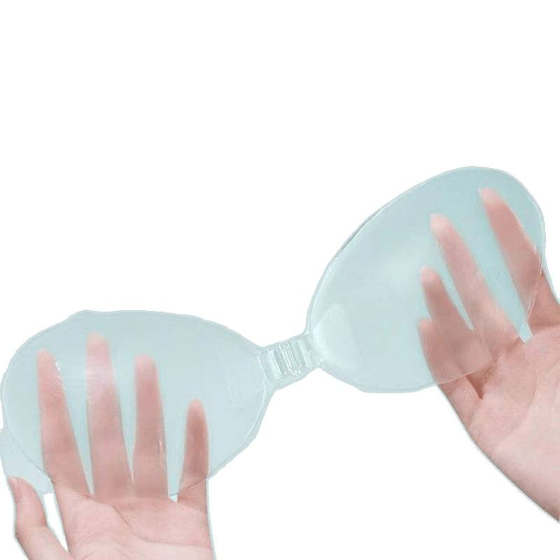 Patch silicon sân pentru costum de baie, transparent, subțire, formă circulară a mamelonului, fără urme