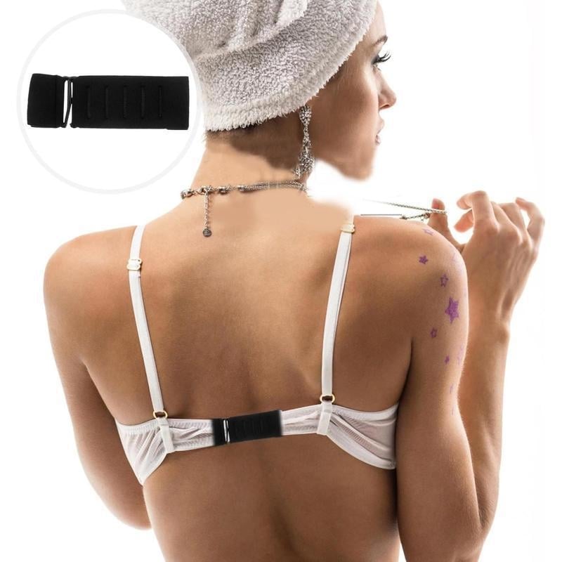 Produžni kaiš za grudnjak, čipka, 5 kukica, obična debljina