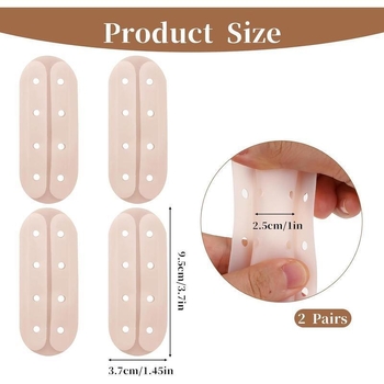 Podloška za naramenice grudnjaka – par, debele, od netkane tkanine