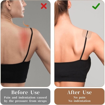 Podloška za naramenice grudnjaka – par, debele, od netkane tkanine