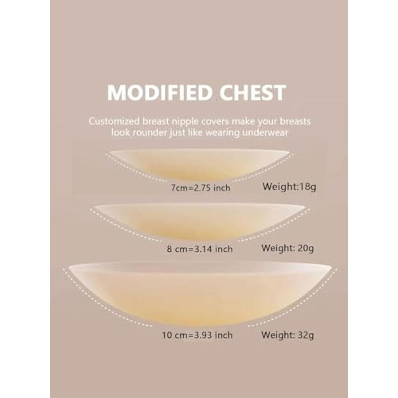 Accesorii pentru sutien: Acoperitoare pentru mameloane reutilizabile, hipoalergenice, adezive, din fibră neîmpletită