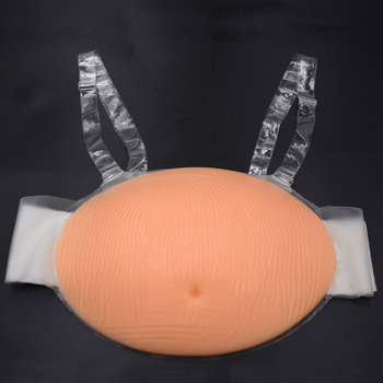 Didelis silikoninis dirbtinis pilvas su peties diržu Velcro rekvizitams nėštumui – sutirštintas, padidina tūrį, 15 dienų gamybos ciklas, prekinis ženklas PIVY