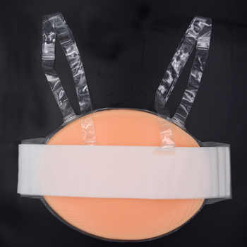 Didelis silikoninis dirbtinis pilvas su peties diržu Velcro rekvizitams nėštumui – sutirštintas, padidina tūrį, 15 dienų gamybos ciklas, prekinis ženklas PIVY