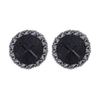 Csipkés szív alakú mellragasztó tapasz, újrahasználható, láthatatlan és varrat nélküli, kerek mellbimbó forma, Xinqi