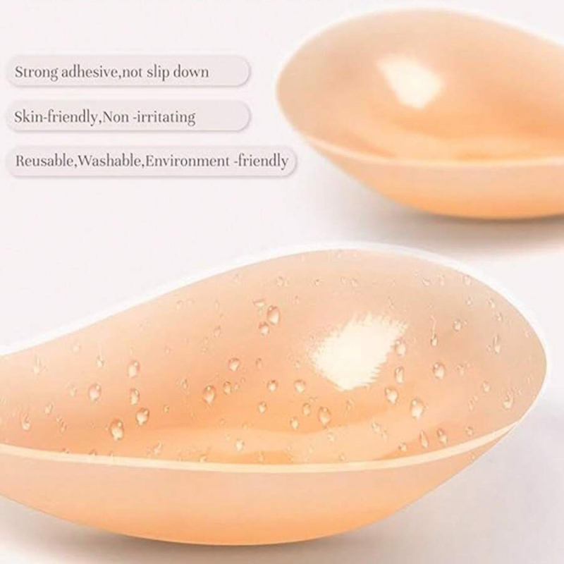 Silikoniniai krūtų pleistrai moterims — ploni, surenka ir nepastebimi; spenelio forma mango; stiliaus detalės: sequins ir blizgesys; Prekės ženklas OHTER.