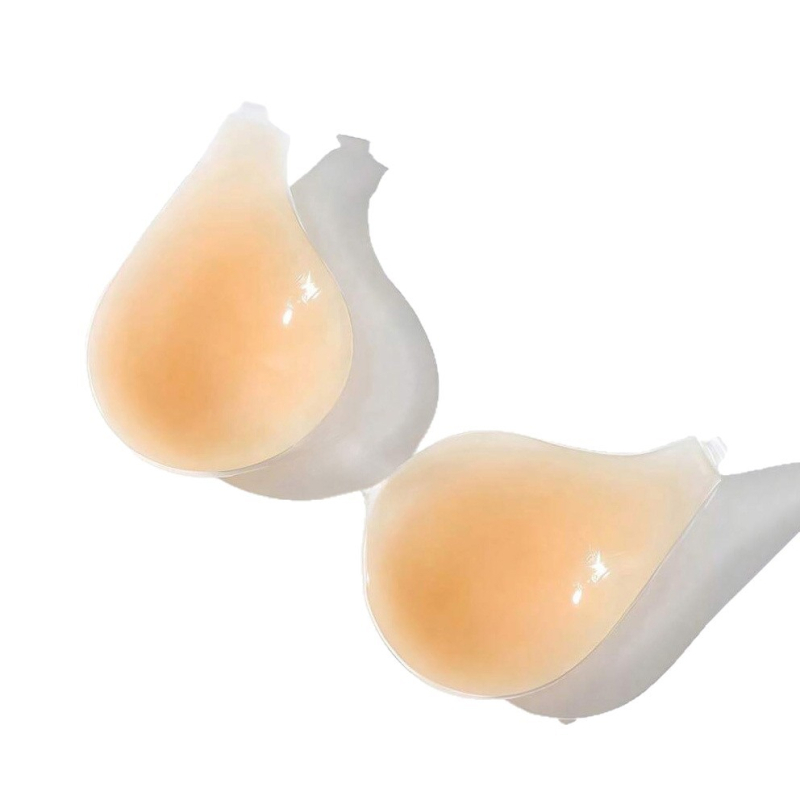 Silikoniniai krūtų pleistrai moterims — ploni, surenka ir nepastebimi; spenelio forma mango; stiliaus detalės: sequins ir blizgesys; Prekės ženklas OHTER.