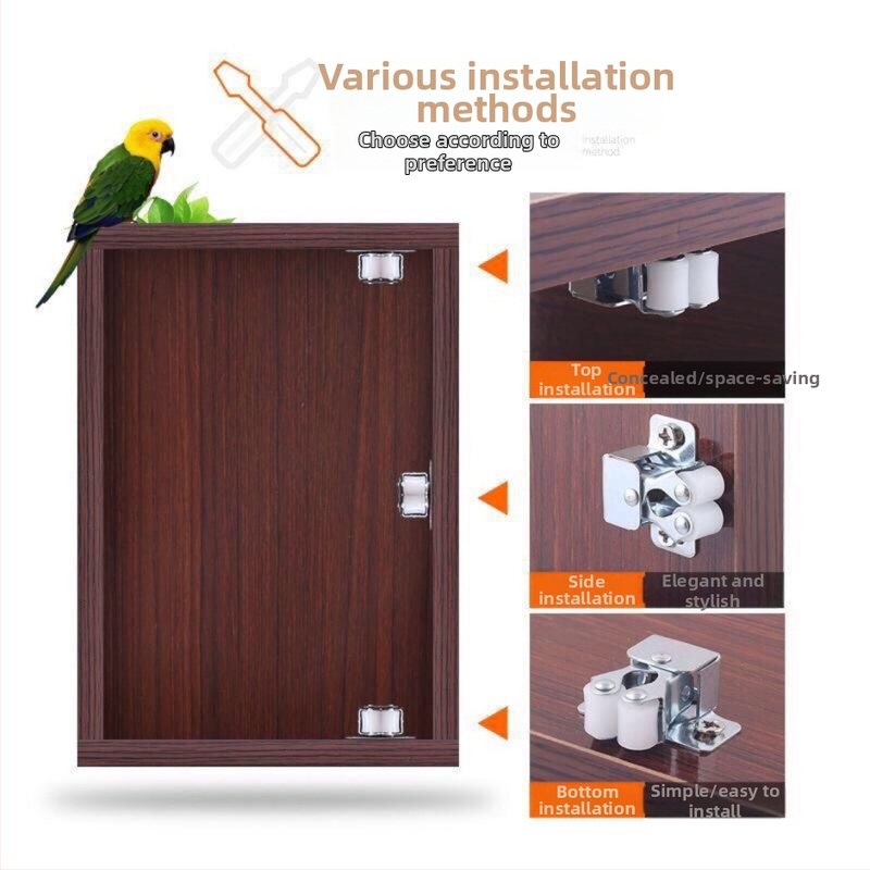 Touch pērles garderobes durvīm – mūsdienīgs minimālisks mēbeļu piederums