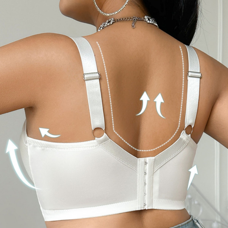 U formos liemenėlė su nėriniu, nailono audinys, pamušalas nailonas, 3/4 taurė, ploni formuojantys puodeliai, reguliuojami petnešėlės, nugaros dviguba sagtis