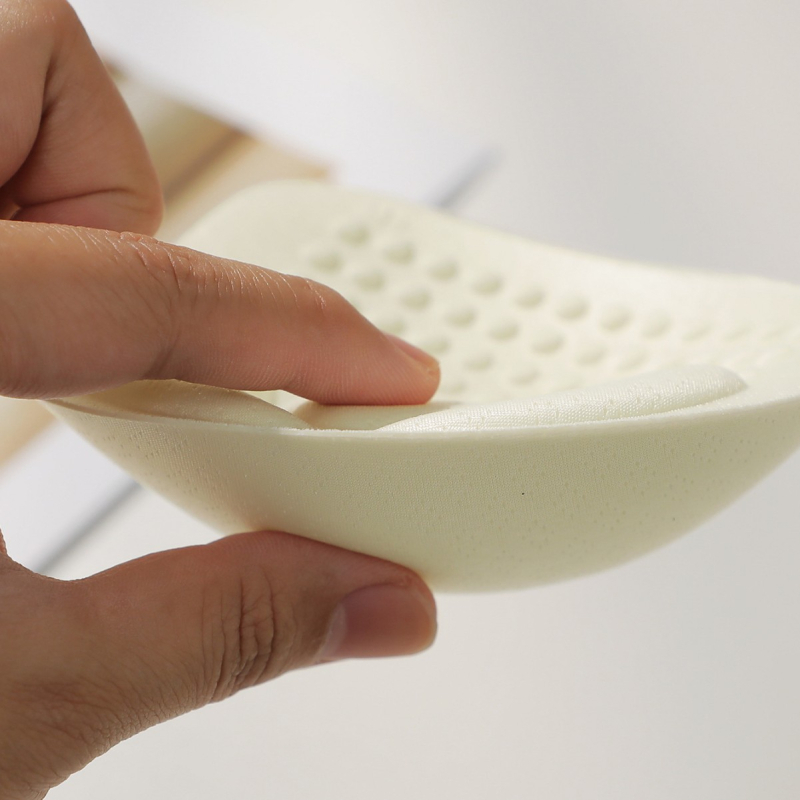 Krūties įdėklai su vandens lašų forma, storinantys, kvėpuojantys nailono įdėklai