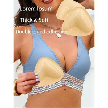 Savarankiškai lipnus, daugkartinio naudojimo vandeniui atsparus krūties pagalvėlė bikiniui – nepluošto audinys, storintas