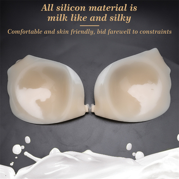 Angel Wings Silikono krūties pagalvėlės push-up efektui, plonas profilis, spenelio kontūra gėlių formos, seksualus stilius