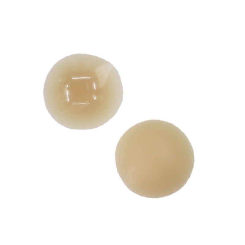 Savarankiškai lipantys silikoniniai spenelių dangteliai – ultra ploni, nepastebimi, be pėdsakų, apvalios formos, blizgi danga