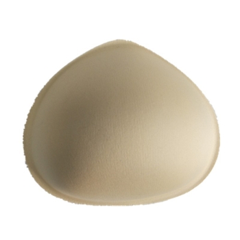 Liemenėlės įdėklas trikampio formos, medvilnės, storas, skirtas krūtinės aukščiui padidinti